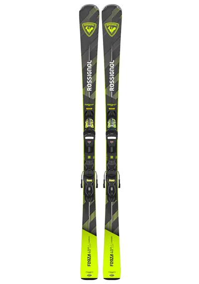 Rossignol FORZA 40'' CA XPRESS ski's + XPRESS 11 GW B83 bindingen in zwart-geel